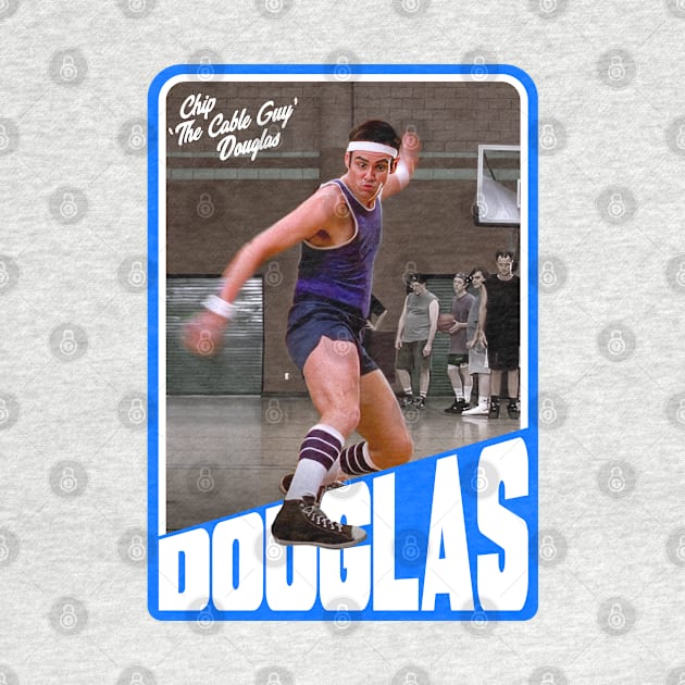 Chip 'The Cable Guy' Douglas Basketball Trading Card by darklordpug